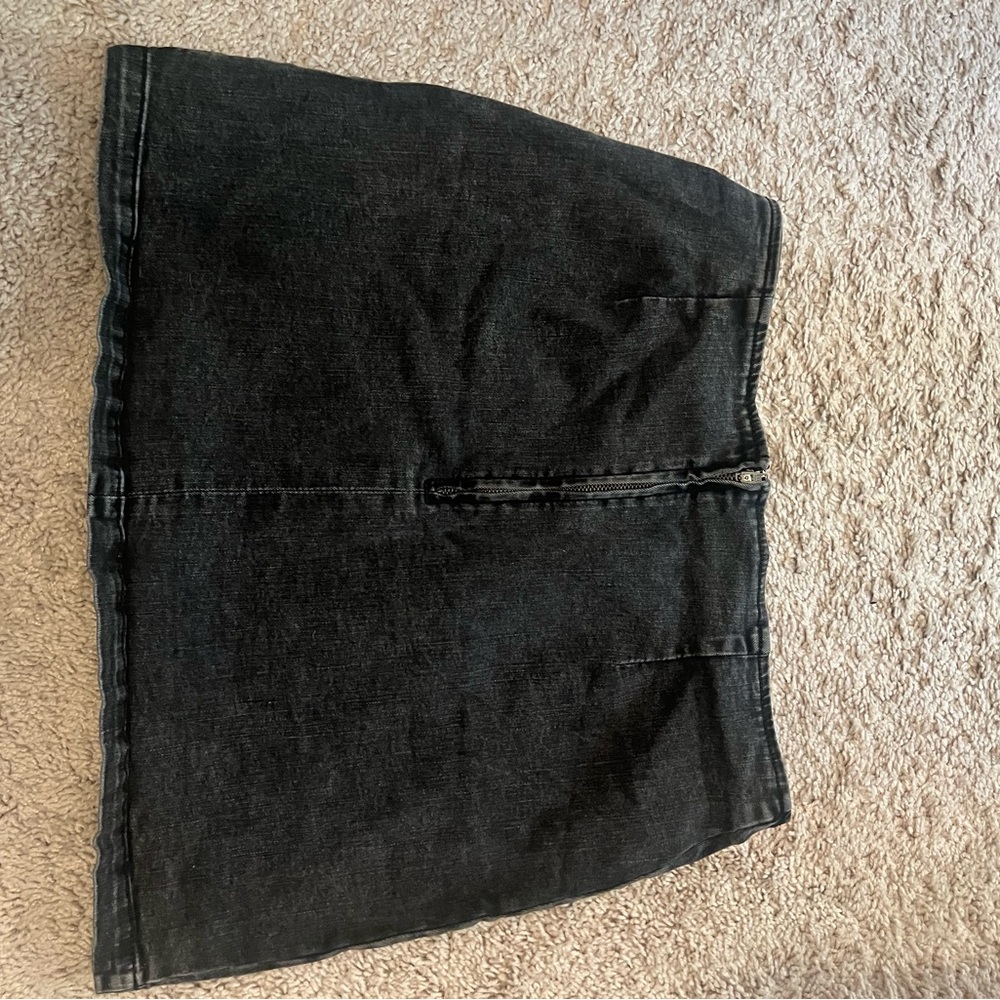 Wild Fable Black Denim Mini Skirt